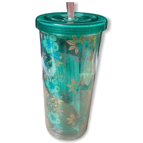 Disney stitch Tumbler Hawaiian Straw Beach Travel - Picture 7 of 7